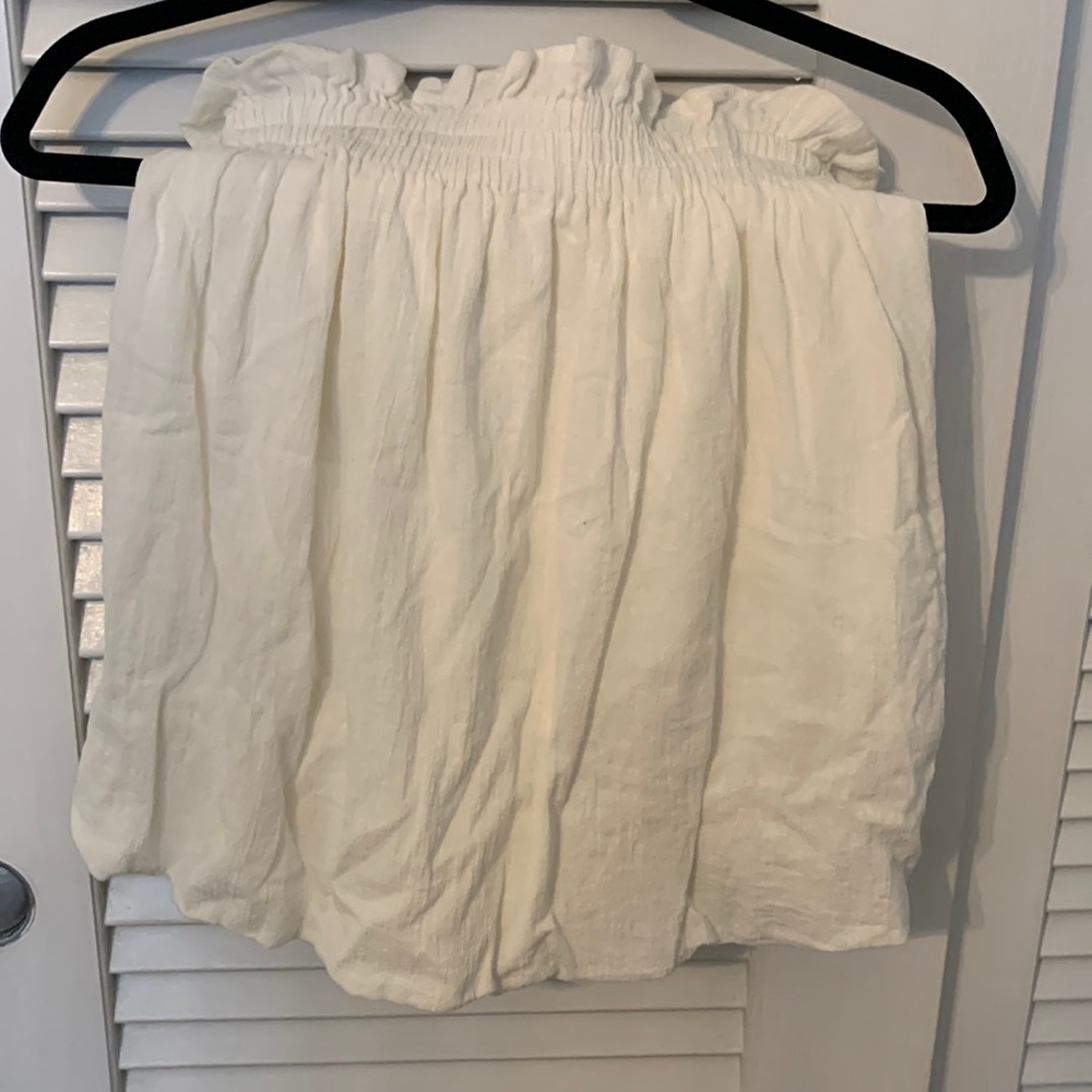 White Zara skirt